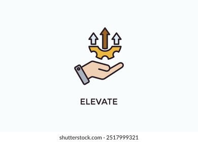 Elevate Vector Icon Or Logo Illustration
