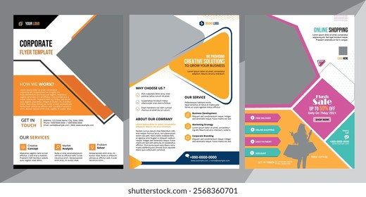Elevate your brand with customizable corporate flyer templates. Ideal for meetings, events, and business promotions. Create impactful flyers effortlessly!