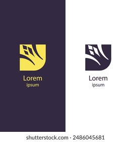 Elevate your brand identity with this stunning, modern abstract logo. Perfect for any business, this high-quality vector design allows you to customize colors and add your brand name.