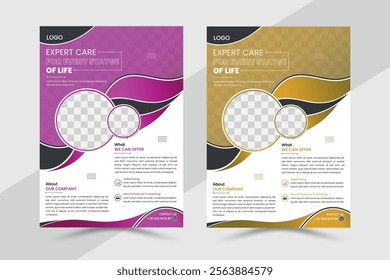 Elevate Your Brand with Impactful Flyers, Modern corporate flyer design template