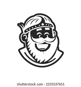Elevate your brand with a minimal viking logo.