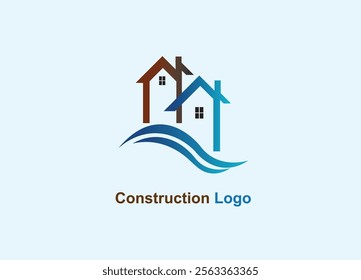 Elevate your brand with a modern construction company logo that reflects innovation, reliability, and professionalism. Perfectly suited for contemporary builders, contractors, and developers.