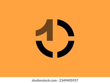 Elevar su marca con nuestro elegante e innovador logotipo, combinando la letra C y el número 1 para una impresión potente