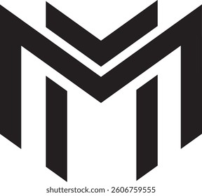 Elevate your brand with a stylish MM monogram logo, featuring a sleek, modern, and professional design. Perfect for a strong, timeless, and memorable identity.