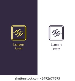 Eleve su marca con este logotipo abstracto. Perfecto para cualquier negocio, este diseño de Vector de alta calidad le permite cambiar fácilmente los colores y agregar su nombre de marca.