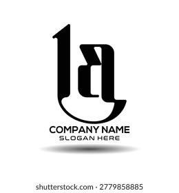 Elevate your brand with this professional LA logo design. This versatile LA icon showcases a modern LA aesthetic, combining minimalist elegance with a creative abstract touch. Perfect for tech startups and corporate brands seeking a unique, high-quality visual identity.
