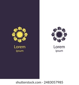 Erhöhen Sie Ihr brande mit diesem abstrakten Logo. Perfekt für Unternehmen, die eine unverwechselbare und professionelle Identität suchen. Machen Sie mit diesem innovativen Design einen starken Eindruck.