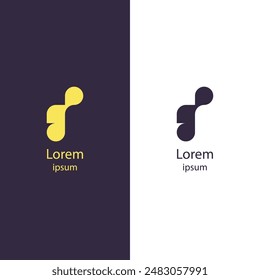 Elevate your brand with this unique abstract logo. Perfect for businesses seeking a distinctive and professional identity. Make a strong impression with this innovative design.