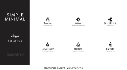 Elevate Your Business with Modern and Elegant Logo Designs Find Your Perfect Match from Our Logo Pack