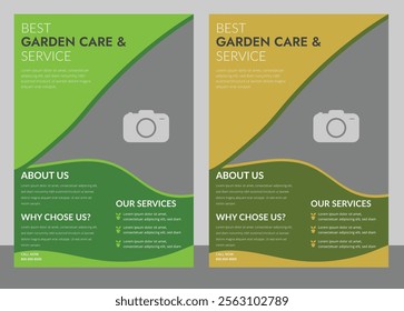 Elevate your business promotions with this customizable Lawn Care and Gardening Services Design Template. Perfectly crafted for a variety of marketing materials, including flyers, posters, brochures, 