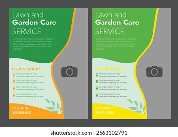 Elevate your business promotions with this customizable Lawn Care and Gardening Services Design Template. Perfectly crafted for a variety of marketing materials, including flyers, posters, brochures, 