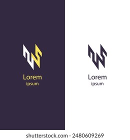 Elevate your business with this modern, abstract logo design. Fully customizable colors and text let you make it your own. Ensure your brand is recognized and memorable!