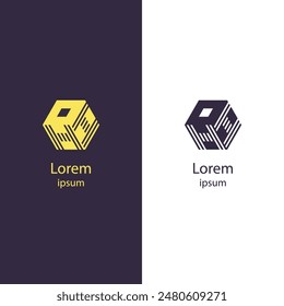Elevate your business with this modern, abstract logo design. Fully customizable colors and text let you make it your own. Ensure your brand is recognized and memorable!