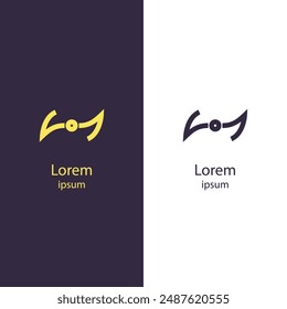 Elevate your business with this sleek, modern abstract logo. Perfect for any brand, this high-quality vector design is customizable. Change colors and add your name easily.