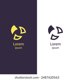Eleve su negocio con este elegante y moderno logotipo abstracto. Perfecto para cualquier marca, este diseño de Vector de alta calidad es personalizable. Cambia de color y añade tu nombre fácilmente.