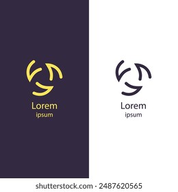Eleve su negocio con este elegante y moderno logotipo abstracto. Perfecto para cualquier marca, este diseño de Vector de alta calidad es personalizable. Cambia de color y añade tu nombre fácilmente.
