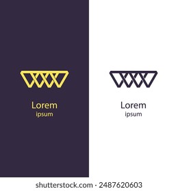 Elevate your business with this sleek, modern abstract logo. Perfect for any brand, this high-quality vector design is customizable. Change colors and add your name easily.