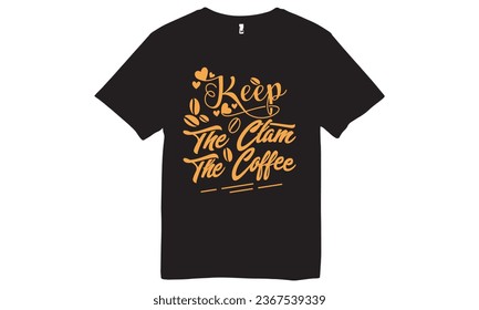 Elevate your coffee-loving style with our coffee-themed t-shirt. Crafted from soft, breathable cotton, this shirt is a cozy and fashionable addition to any coffee enthusiast's wardrobe. 