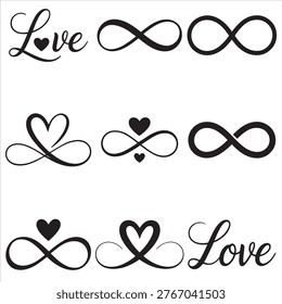 Elevate your creative projects with our stunning Infinite Love Clipart. This high-quality collection features elegant infinity symbols and romantic motifs, perfect for wedding invitations, Valentine's designs, and digital scrapbooking. Download these versatile graphics to add timeless, heartfelt charm today.