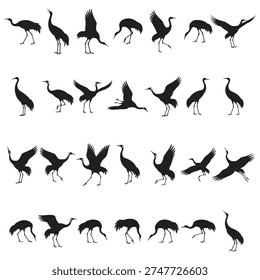 Elevate your creative projects with this elegant Sandhill Crane clipart. Perfect for vinyl cutting, laser engraving, and nature-themed crafts, this high-quality vector captures the bird's iconic silhouette. Ideal for scrapbooking, personalized gifts, and majestic wildlife-inspired DIY designs.