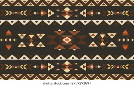 Elevate your creative projects with this stunning Boho Tribal Geometric Pattern featuring rich earthy tones and bold ethnic-inspired shapes. This seamless design blends Southwestern and Aztec influences, making it perfect for modern and rustic aesthetics.