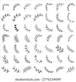 Elevate your creative projects with this elegant floral corner clip art. Featuring intricate, hand-drawn botanical elements, these high-resolution PNGs are perfect for wedding invitations, stationary, and digital scrapbooking. Add a touch of timeless, blooming beauty to any design today!