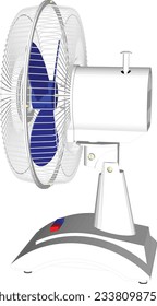 Elevate your design with our vector desk fan graphics.