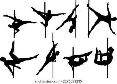 "Elevate Your Design with These Stunning Pole Dance Vector Silhouettes"
"Sexy and Strong: A Collection of Pole Dance Vector Silhouettes"