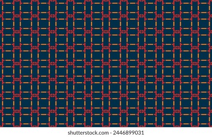 Elevate your designs with a burst of vibrant colors in this unique geometric pattern.