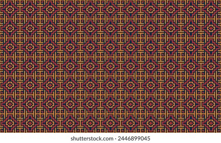 Erhöhen Sie Ihre Designs mit einer Vielzahl von lebendigen Farben in diesem einzigartigen geometrischen Muster.