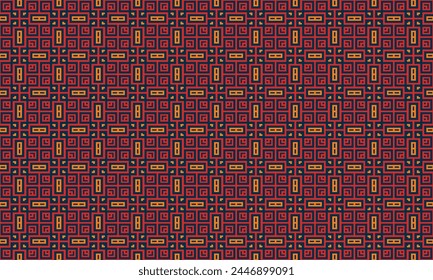 Erhöhen Sie Ihre Designs mit einer Vielzahl von lebendigen Farben in diesem einzigartigen geometrischen Muster.