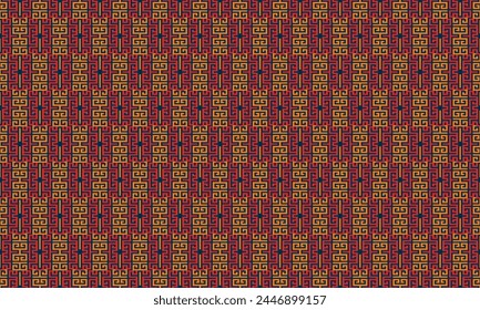 Elevate your designs with a burst of vibrant colors in this unique geometric pattern.