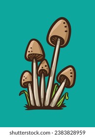 Elevate your designs with our stunning mushroom vector illustrations. Explore the beauty of mushrooms in our collection.