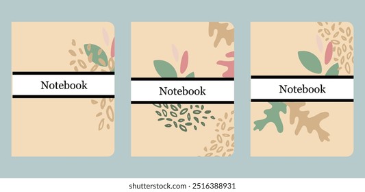 Elevate your designs with our universal abstract and floral templates. Perfect for notebook covers, planners, brochures, books, and catalogs. Features seamless patterns and masks for easy resizing. 