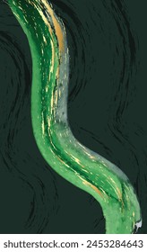 Eleva tus diseños con sofisticación usando este lujoso fondo abstracto verde.
