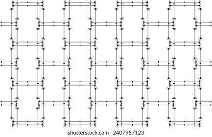 Eleva tus diseños con este patrón de ornamento geométrico exótico. Combinar formas geométricas intrincadas con detalles exóticos.