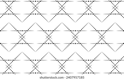 Eleva tus diseños con este patrón de ornamento geométrico exótico. Combinar formas geométricas intrincadas con detalles exóticos.