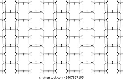 Elevate your designs with this exotic geometric ornament pattern. Merging intricate geometric shapes with exotic details.