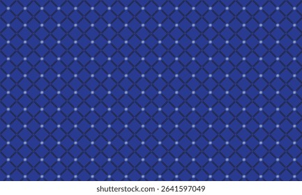 Elevate your designs with this stylish and elegant diagonal grid pattern. Featuring a seamless, repeating texture of blue squares and white dots, this geometric abstract background offers a modern.