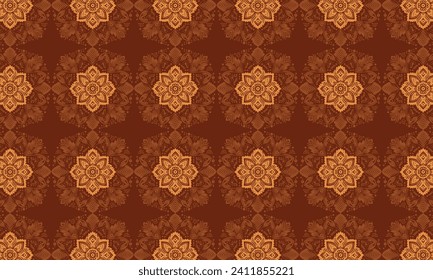 Elevate your designs with a touch of tradition using this intricate brown Bandhani pattern. Perfect for timeless and sophisticated creations.