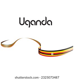 Elevate your E cards, flyers, and documents with this stunning vector design inspired by the Uganda Flag. Its vibrant colors and symbolic elements.