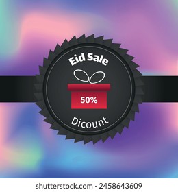 ¡Eleve sus promociones de Eid con nuestro Abstractas Arte vectorial de venta de Eid con un fondo dinámico y cautivador! Esta ilustración única fusiona la esencia del festival de Eid.