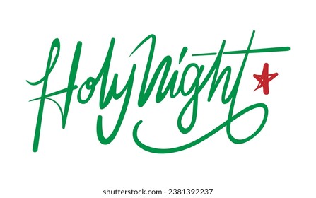 Elevate your holiday and New Year's Eve projects with our premium vector lettering assets. Perfect for adding a touch of seasonal charm to your creative work.