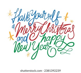 Elevate your holiday and New Year's Eve projects with our premium vector lettering assets. Perfect for adding a touch of seasonal charm to your creative work.