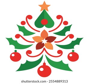 Elevate your holiday projects with this festive Christmas pattern vector design. Perfect for creating seamless decorations, gift wraps, wallpapers, and more. Editable and high-quality.