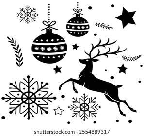 Elevate your holiday projects with this festive Christmas pattern vector design. Perfect for creating seamless decorations, gift wraps, wallpapers, and more. Editable and high-quality.