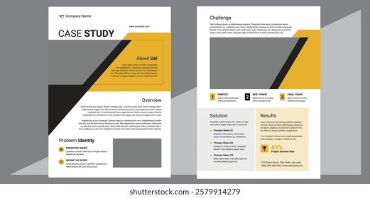 Elevate your marketing efforts with our Case Study Flyer Template. Professionally designed for showcasing case studies, results, and client success stories. Perfect for business promotions and more.