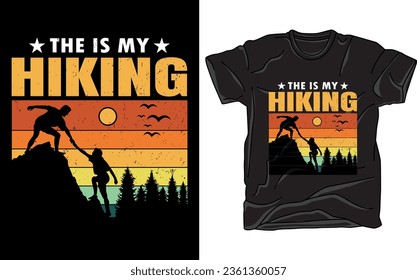 Elevate your outdoor style with our hiking-themed T-shirt. Adventure-ready designs and comfy fit make it a perfect trail companion. Get geared up and let your passion for hiking shine!"
