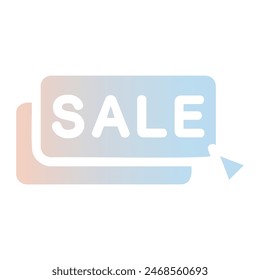 Elevate your project presentation with our Sales Gradient Glyph Icon Set. This collection features solid icons with captivating color gradients, specifically designed for various sales-related design.