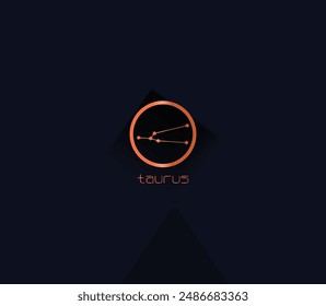 Elevate your project with this constellation icon template reveal.	